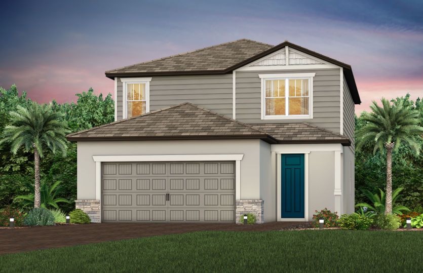 Exterior C1 with optional stone