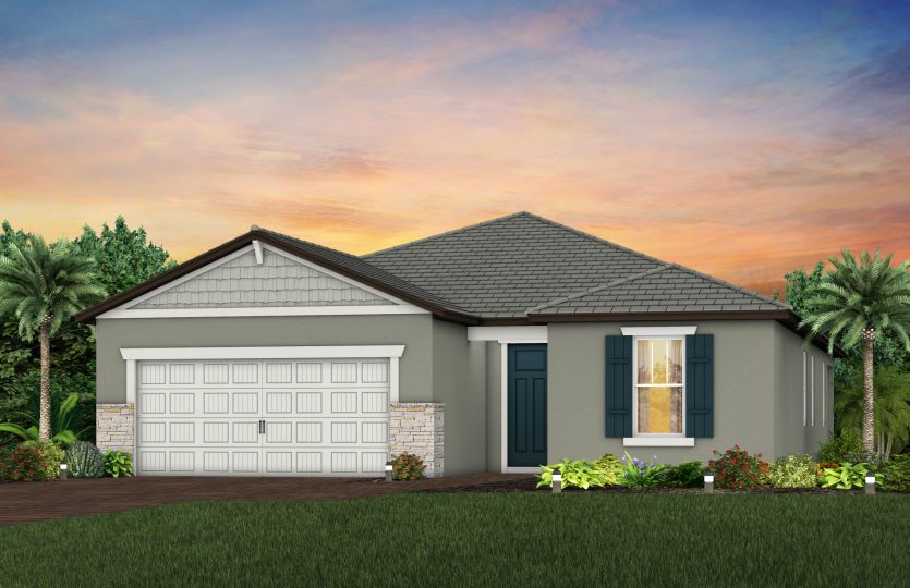 Exterior C1 with optional stone