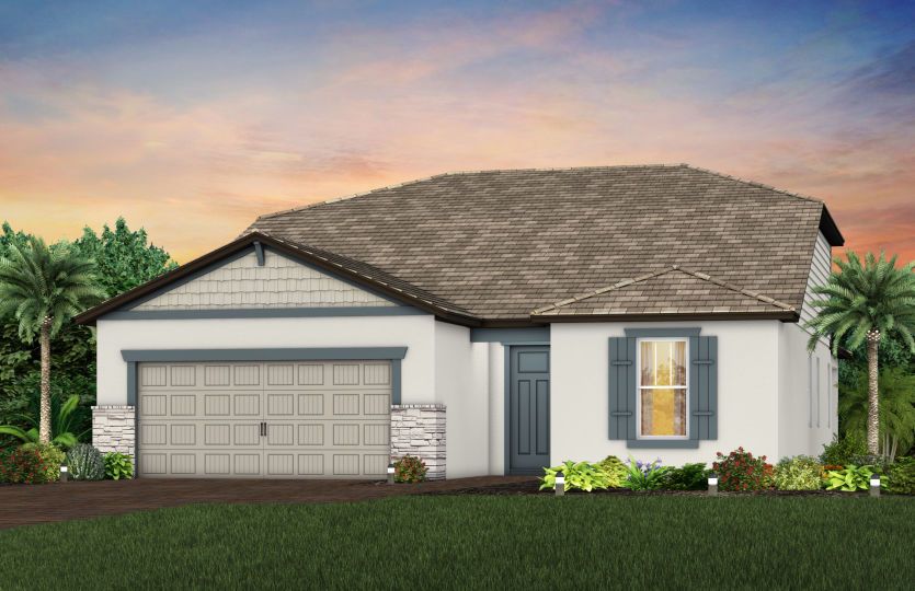Exterior C1 with optional stone