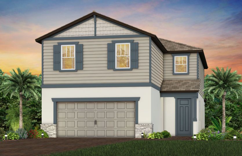 Exterior C1 with optional stone