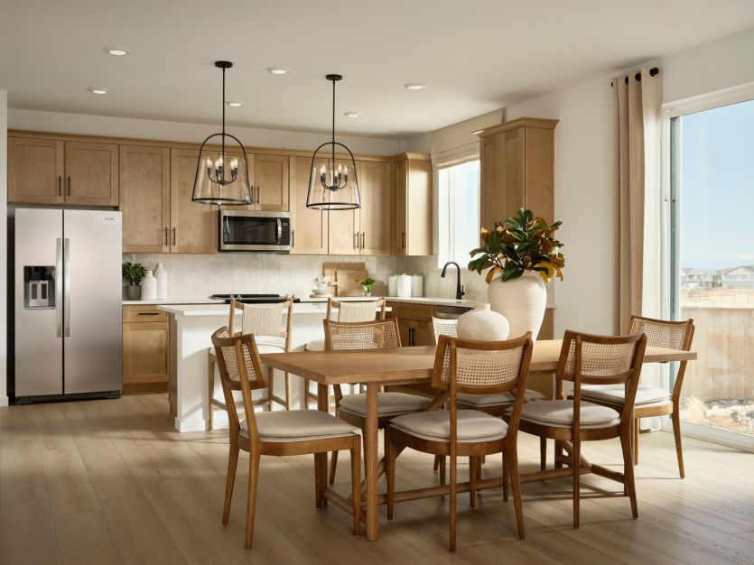 Dining Area Leading to Kitchen