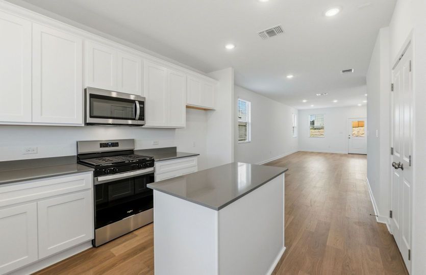 Kitchen Open to the Gathering Space