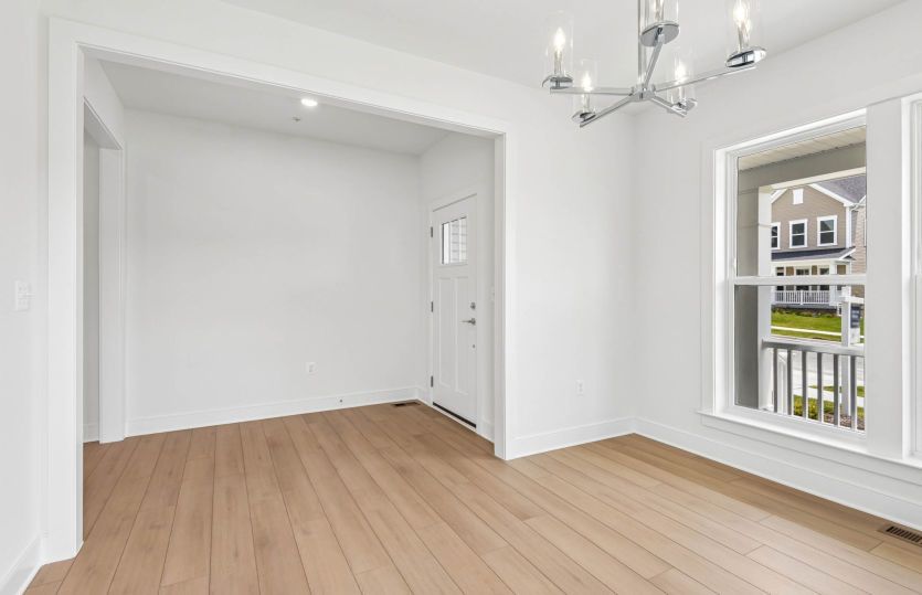 Dining Room off the Foyer - Actual Home