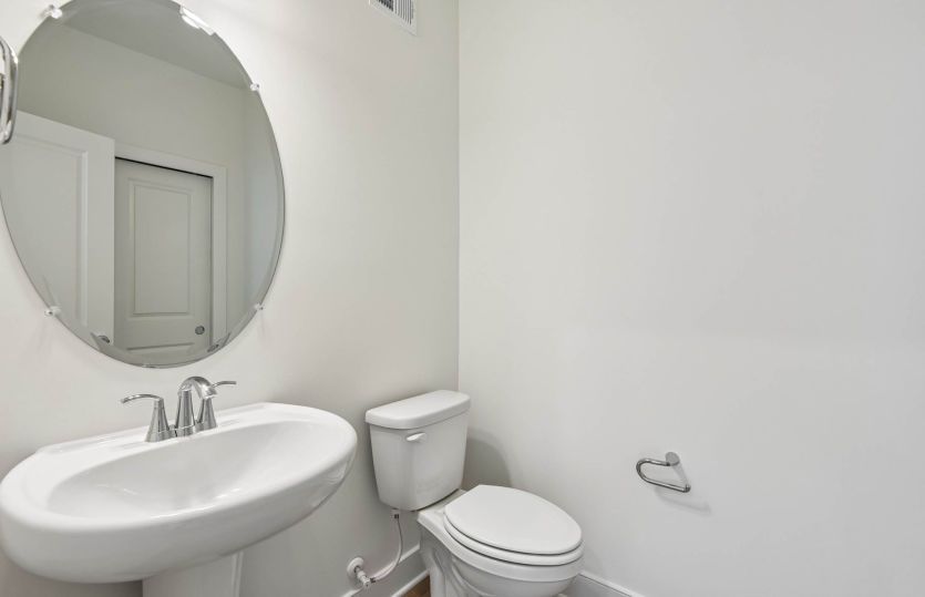 Main Level Powder Room - Actual Home