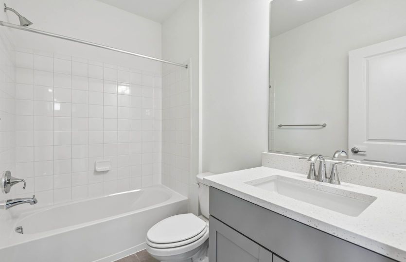 Basement Bathroom - Actual Home