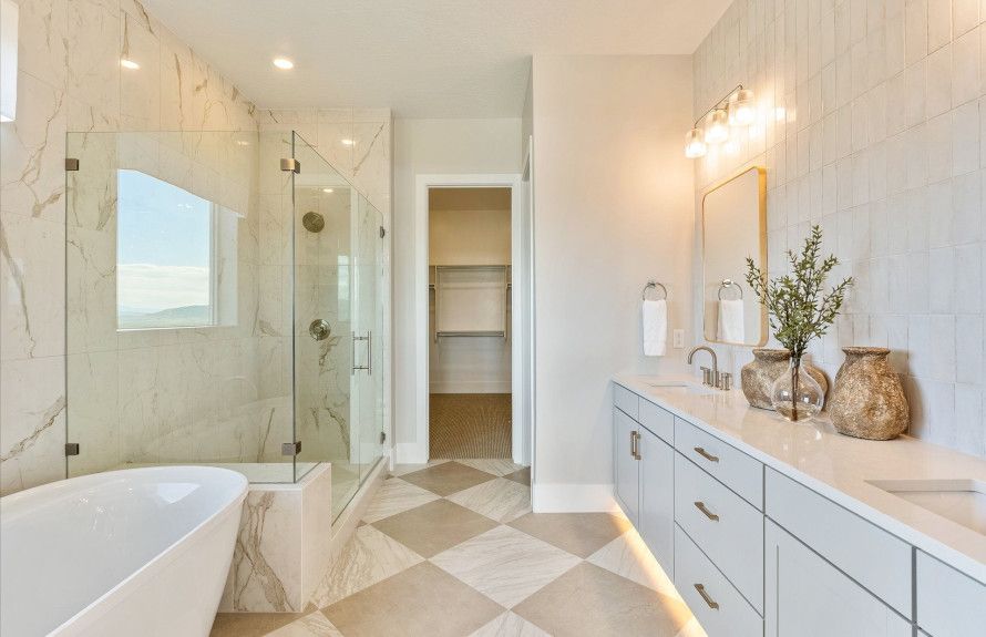 Spa Inspired Owner's Bath