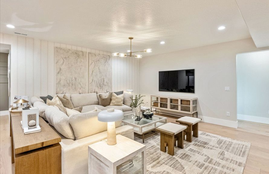 Rec Room in Finished Basement