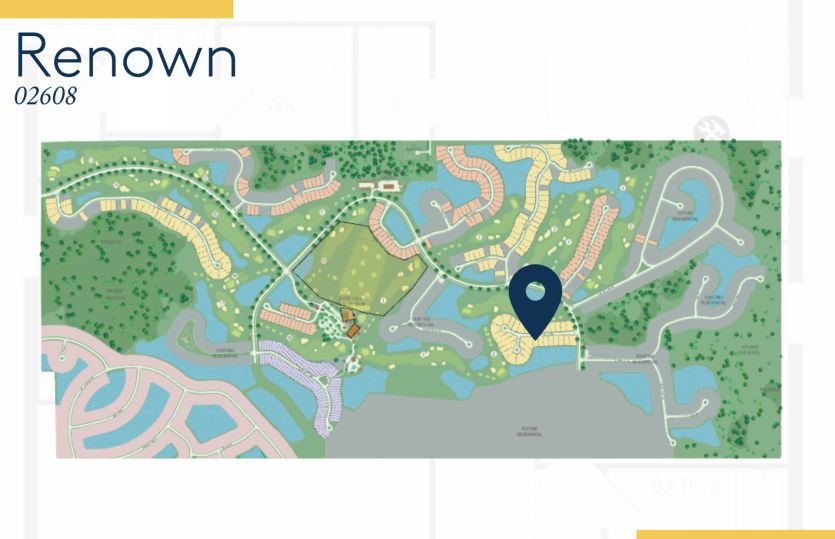 Location of this home within River Hall Country Club