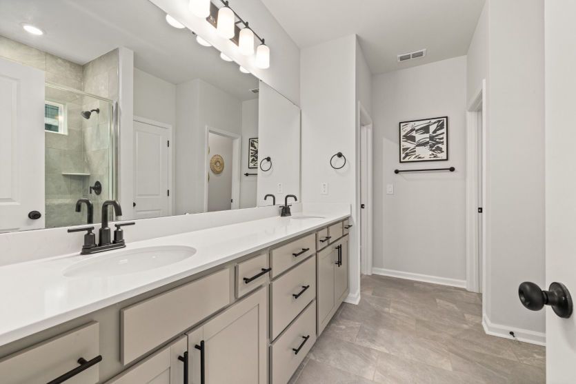 Owner's Bath with Double Sinks