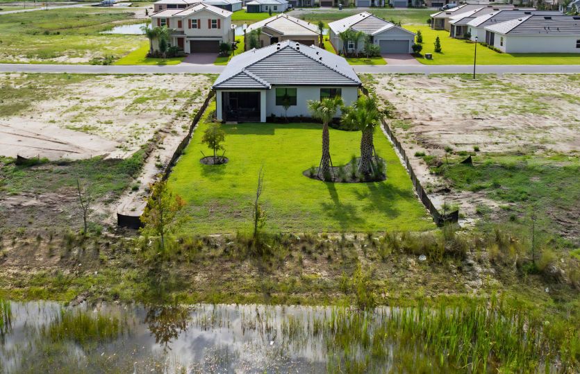 Aerial view of this home
