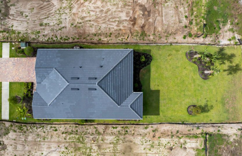 Aerial view of this home