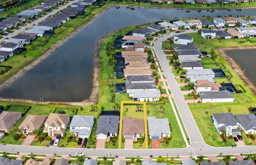 Aerial view of this home