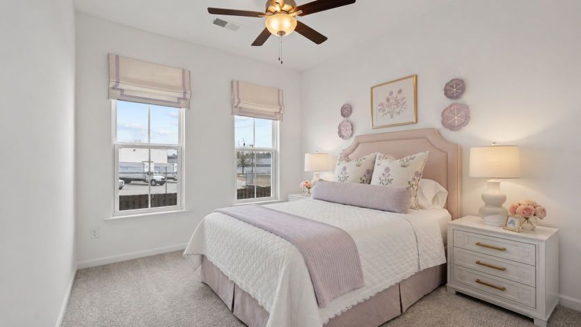 Bedroom (virtually staged)