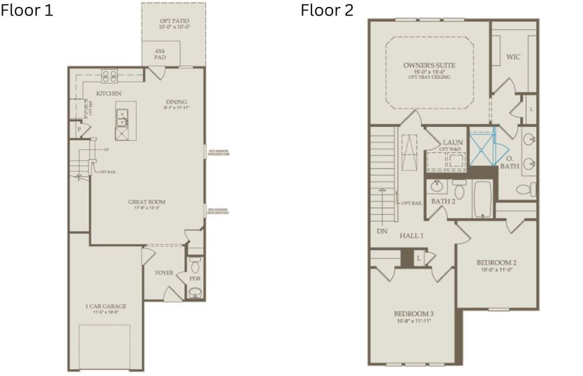 Floor Plan Level 1 & Level 2