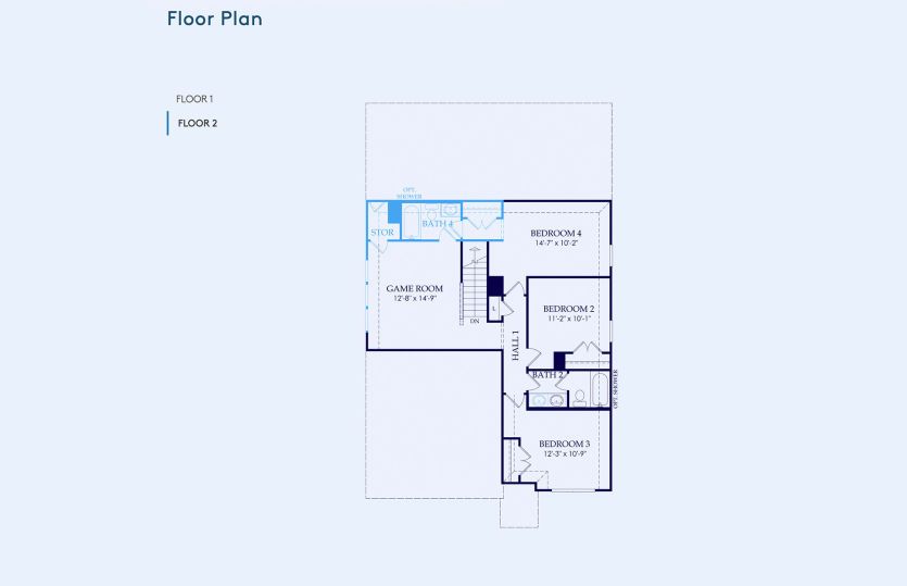 Jayton Floor Plan, Quick Move-In Home, Floor 2