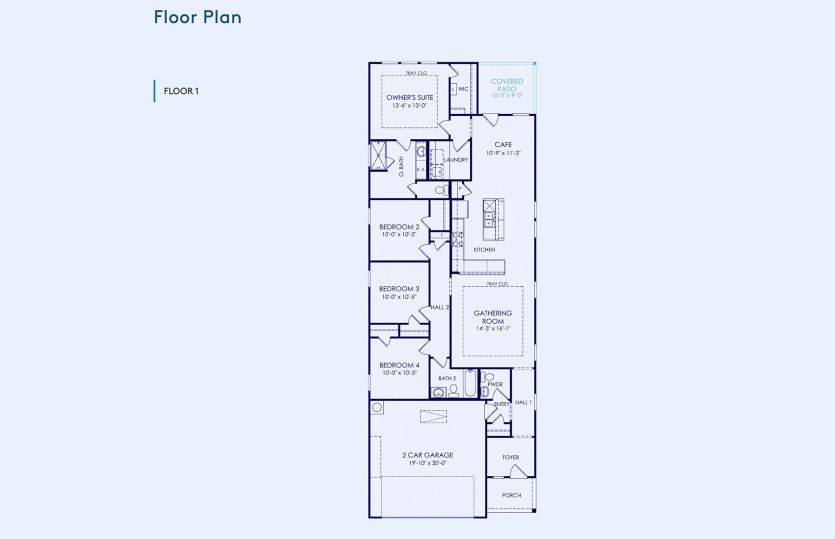Lufkin Floor Plan, Quick Move-In Home, Floor 1