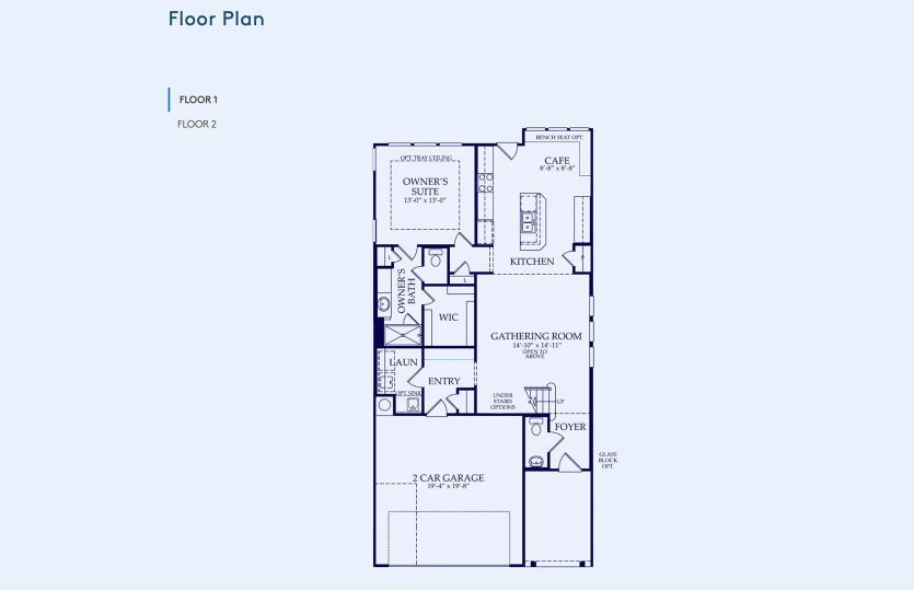 Harrison Floor Plan, Quick Move-In Home, Floor 1