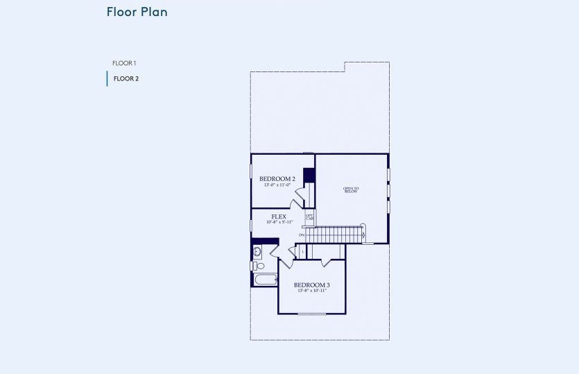 Harrison Floor Plan, Quick Move-In Home, Floor 2
