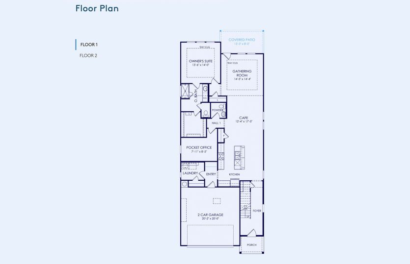 Nordheim Floor Plan, Quick Move-In Home, Floor 1