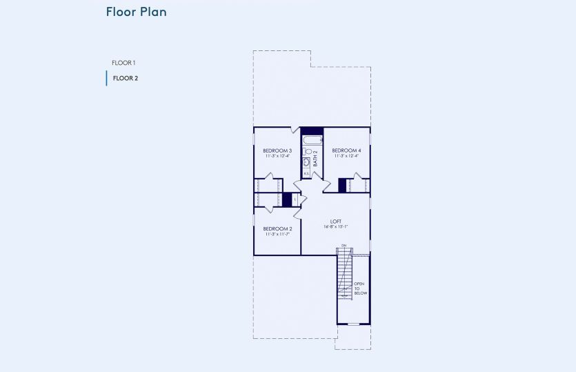 Nordheim Floor Plan, Quick Move-In Home, Floor 2