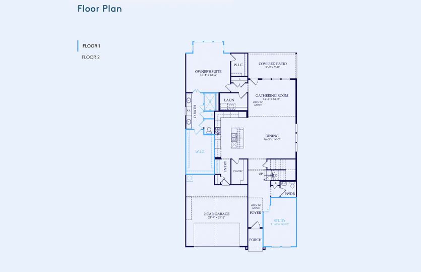 Iredell Floor Plan, Quick Move-In Home, Floor 1