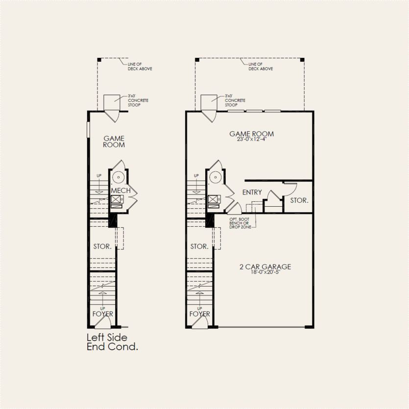 First Floor 3 br / 2.5 ba