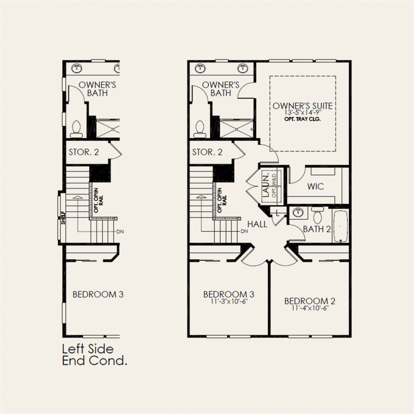Third Floor 3 br / 2.5 ba