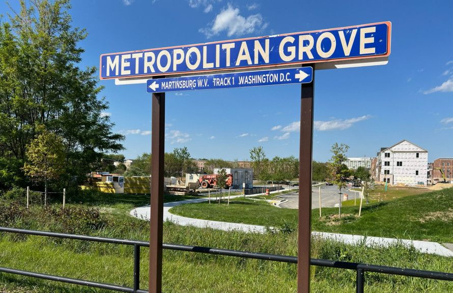 Walk to the MARC Train