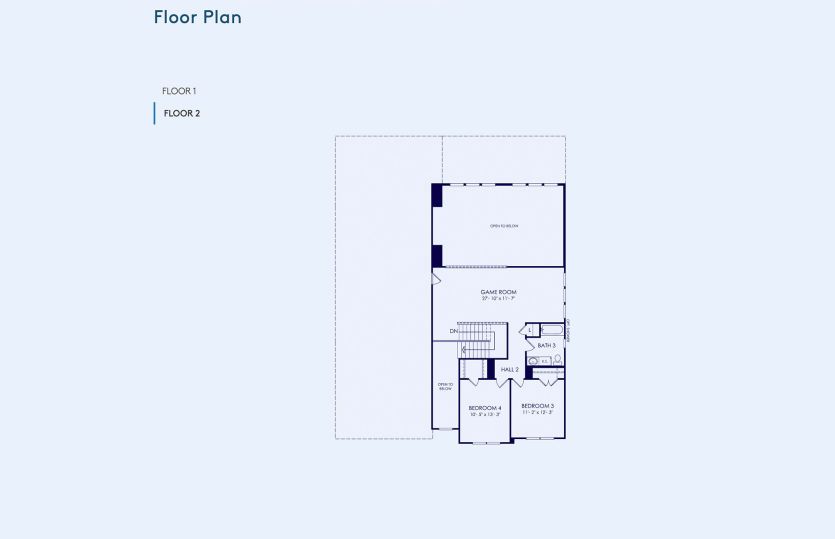 Electra Floor Plan, Quick Move-In Home, Floor 2