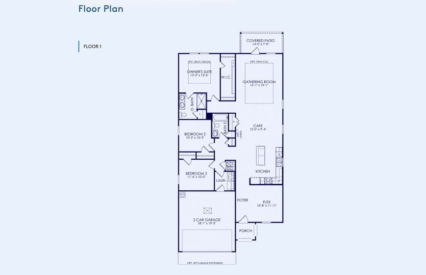 Hewitt Floor Plan, Quick Move-In Home, Floor 1