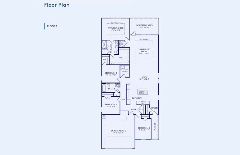 Chatfield Floor Plan, Quick Move-In Home, Floor 1