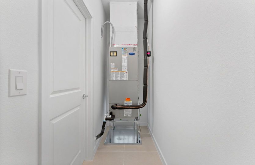 Additional Storage in HVAC Closet