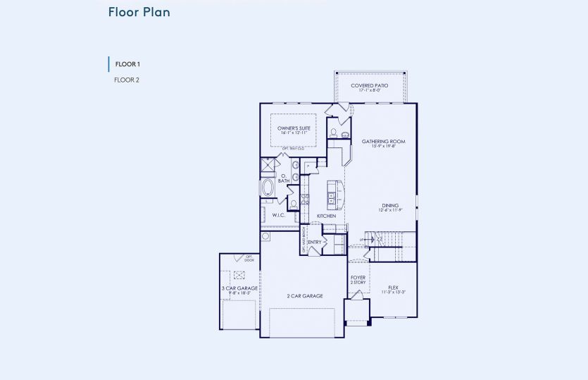 Amherst Floor Plan, Quick Move-In Home, Floor 1