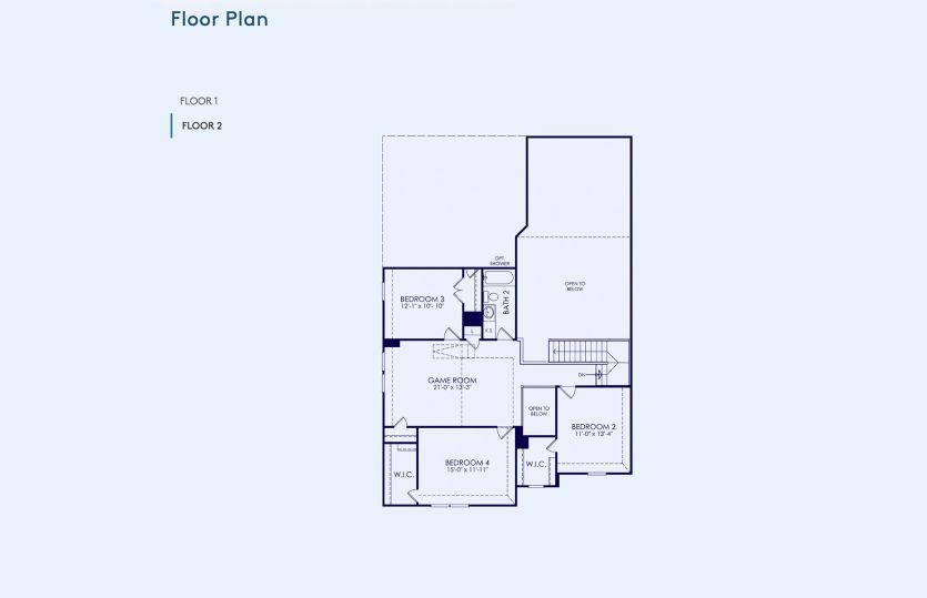 Amherst Floor Plan, Quick Move-In Home, Floor 2