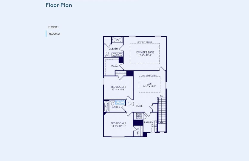 Monroe Floor Plan, Quick Move-In Home, Floor 2