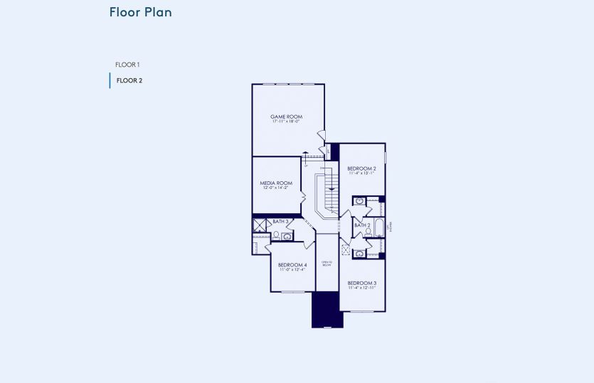 Lawson Floor Plan, Quick Move-In Home, Floor 2