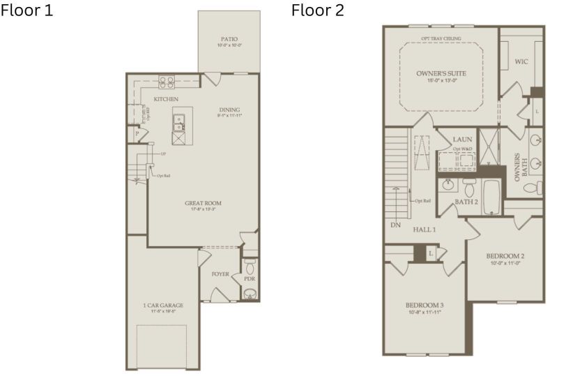 Floor Plan Level 1 & Level 2