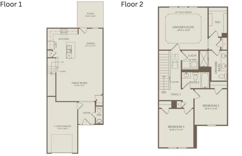 Floor Plan Level 1 & Level 2