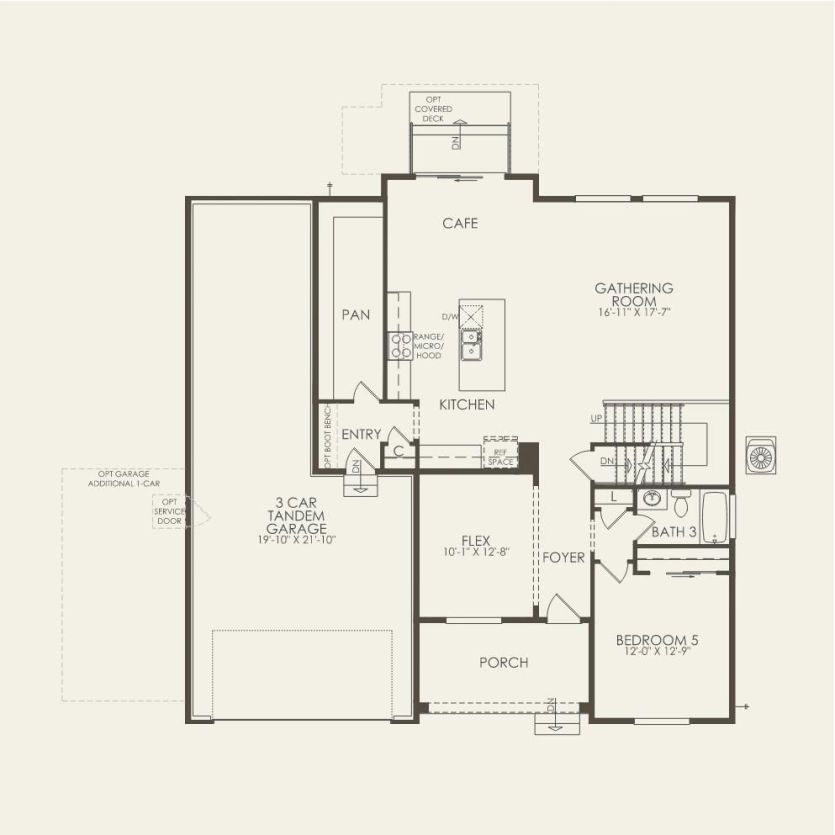 First Floor 5 br / 3 ba