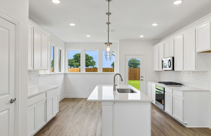 Abundant cabinet space in kitchen*model representation