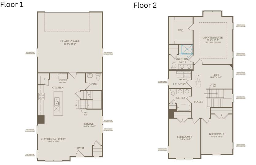 Floor Plan Level 1 & Level 2