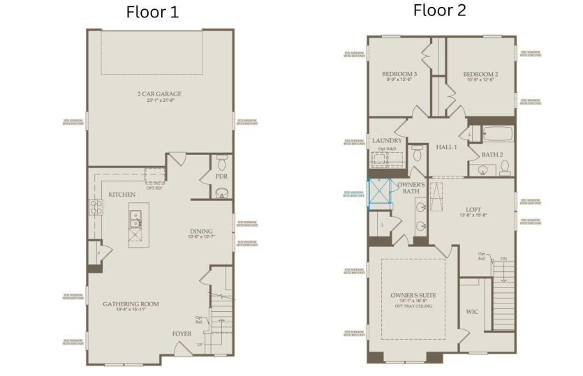Floor Plan Level 1 & Level 2