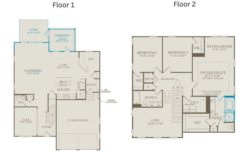 Floor Plan Level 1 & Level 2