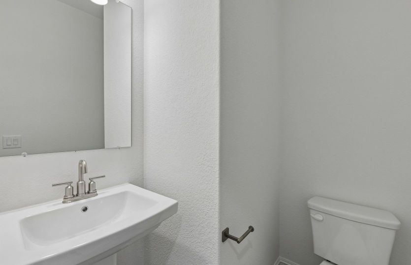 Powder bath on first level