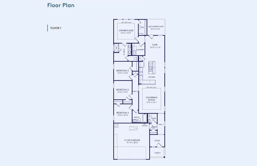 Lufkin Floor Plan, Quick Move-In Home, Floor 1