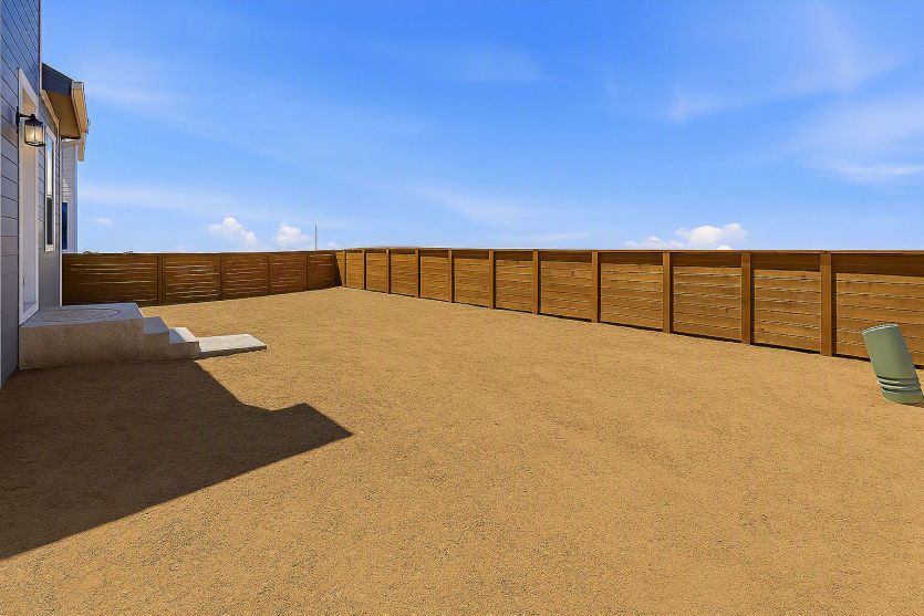 Fenced Backyard