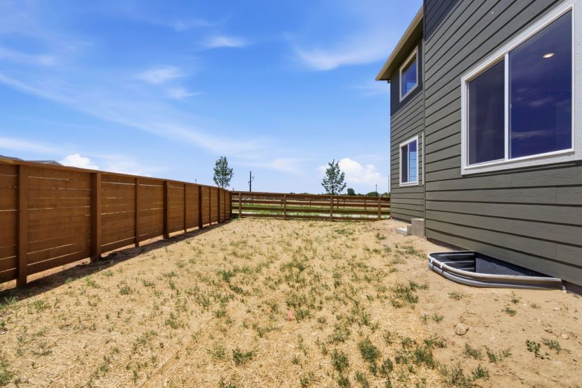Fenced Backyard
