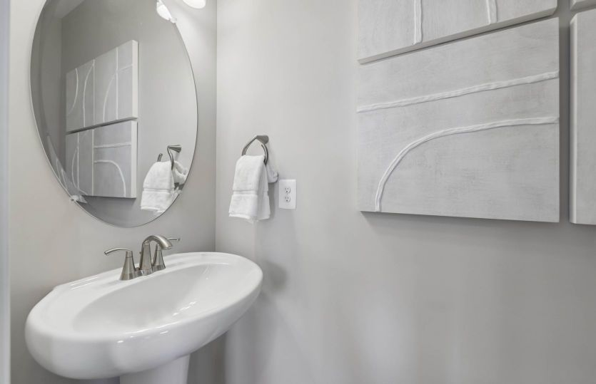Powder Room on Main Level