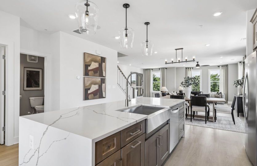 Gourmet Kitchen with Optional Quartz or Granite Countertops