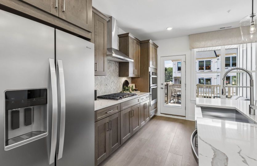 Gourmet Kitchen with Stainless Steel Appliances
